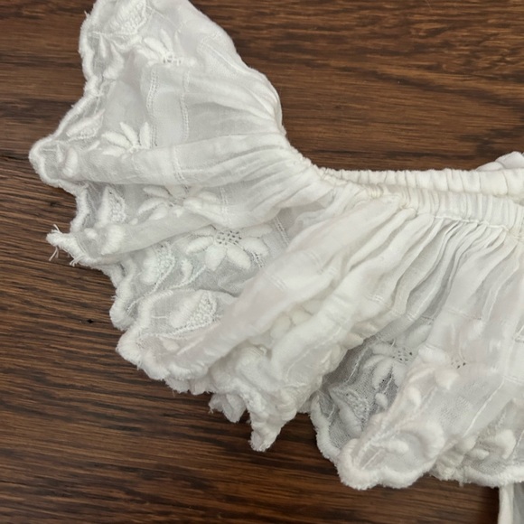 Loveshackfancy Niko Ruffled Eyelet Maxi Dress size 4 - Picture 9 of 11